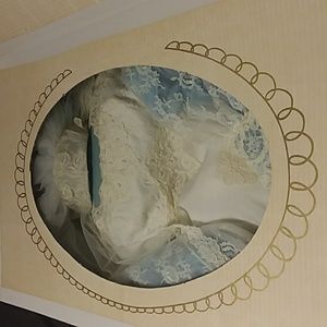 Vintage 40s/50s lace wedding dress Handmade?‎